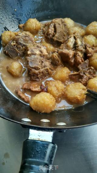 葱烧土豆排骨的做法步骤：13