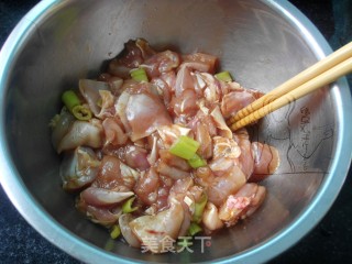 大葱鸡肉串的做法步骤：4