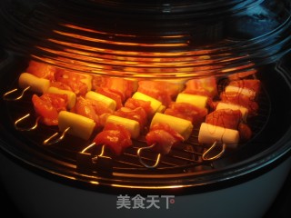大葱鸡肉串的做法步骤：7