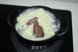 芝士拉面的做法步骤：3