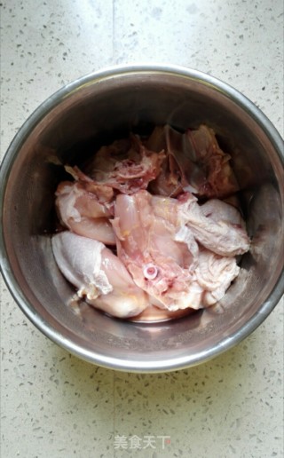 小鸡烧肉蘑的做法步骤：4