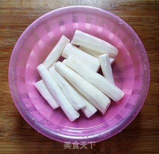 芝麻焙煎汁山药泥的做法步骤：2