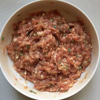 虎皮青椒酿肉的做法步骤：3