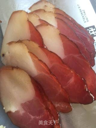 腊肉炒荷兰豆的做法步骤：3