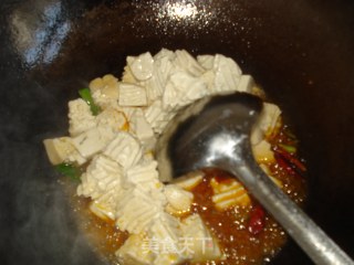 蒜苗豆腐的做法步骤：5