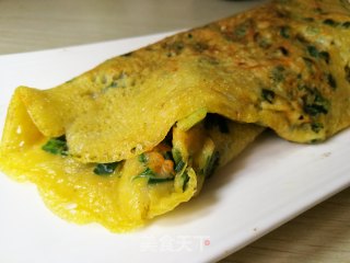 胡萝卜韭菜鸡蛋软饼（快手早餐）的做法步骤：6