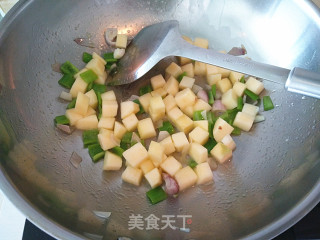 【黑椒苹果里脊肉】的做法步骤：9