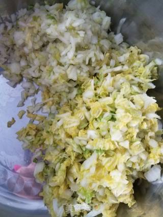 荞面白菜素包子的做法步骤：9