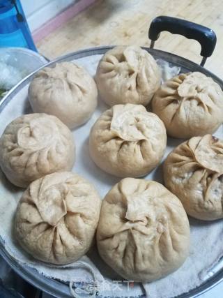 荞面白菜素包子的做法步骤：13