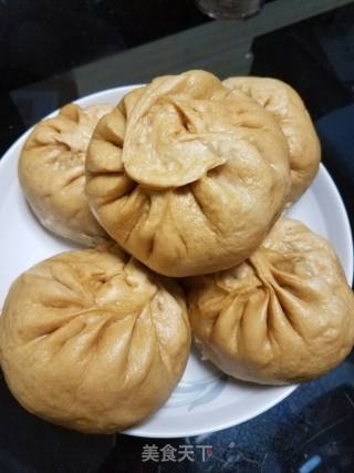 荞面白菜素包子的做法步骤：15