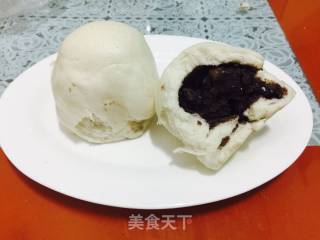 教你蒸不回缩的包子，红豆包，猪猪包的做法步骤：14