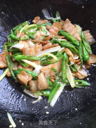 尖椒炒肉的做法步骤：6