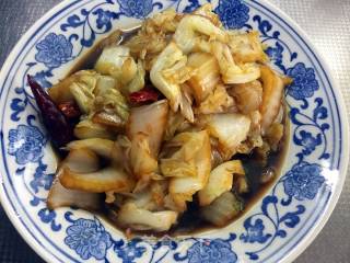 醋溜白菜的做法步骤：4