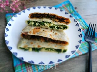 韭菜馅饼的做法步骤：10