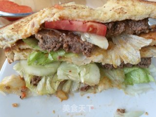 牛肉三明治的做法步骤：9