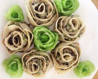 玫瑰煎饺的做法步骤：11