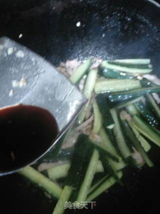 青瓜炒肉的做法步骤：8