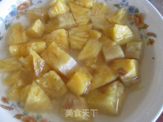 板栗菠萝饭的做法步骤：3