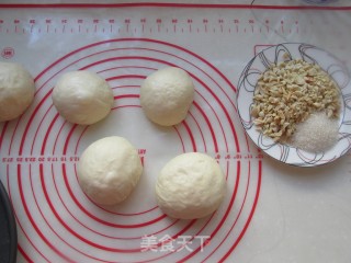 花生玫瑰花面包的做法步骤：6