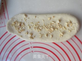 花生玫瑰花面包的做法步骤：8
