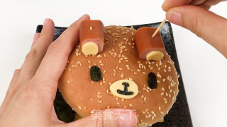轻松熊日式汉堡的做法步骤：23