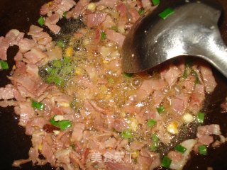 香菇培根焖饭的做法步骤：5