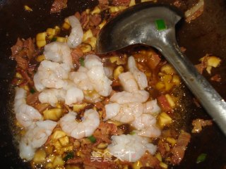 香菇培根焖饭的做法步骤：7