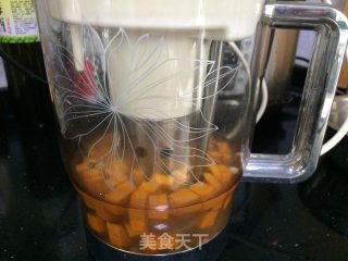 南瓜米糊的做法步骤：2