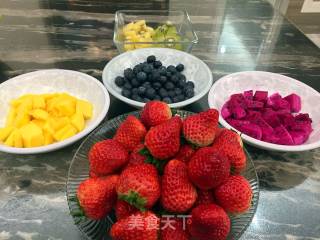 水果鲜花裸蛋糕的做法步骤：21