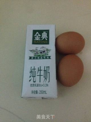 牛奶鸡蛋羮的做法步骤：1