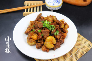 牛肉烧小土豆的做法步骤：15