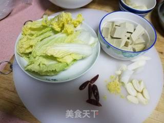 小白菜烧豆腐的做法步骤：4