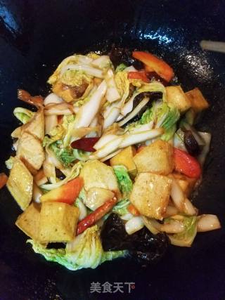 小白菜烧豆腐的做法步骤：7