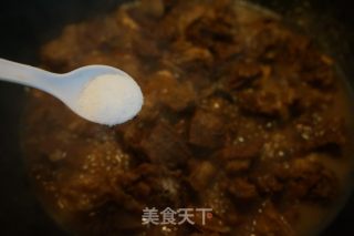 家常炖牛腩的做法步骤：8