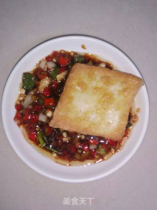 香煎豆腐的做法步骤：7