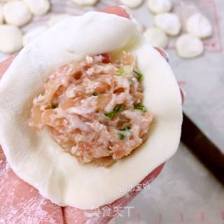 白萝卜猪肉馅蒸饺的做法步骤：10