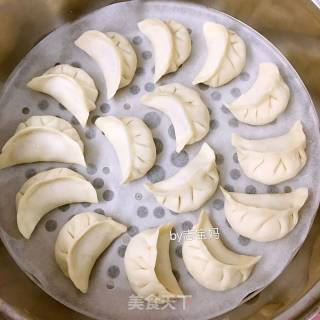 白萝卜猪肉馅蒸饺的做法步骤：12