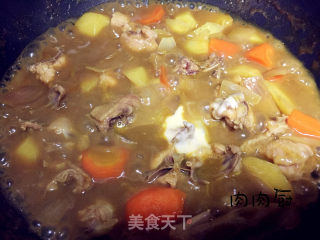 泰式土豆咖喱鸡#肉肉厨的做法步骤：15