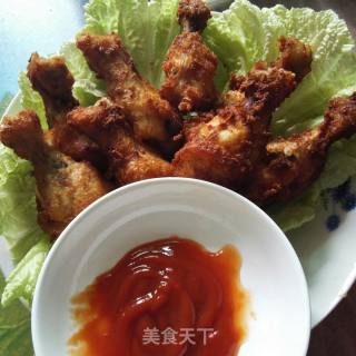 炸鸡翅根的做法步骤：8
