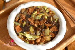 白菜猪肉粉条的做法步骤：10