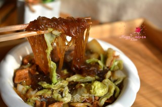 白菜猪肉粉条的做法步骤：11