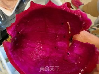 凉拌火龙果的做法步骤：3