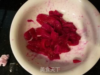凉拌火龙果的做法步骤：8