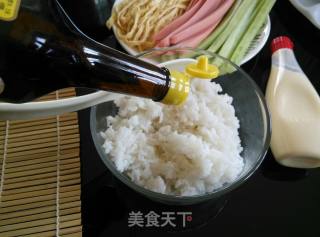 简易寿司卷的做法步骤：3