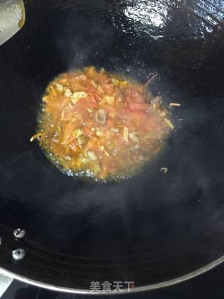 西红柿肉丝烩香芋的做法步骤：8