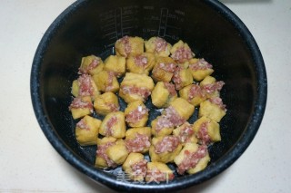 豆泡酿肉的做法步骤：7