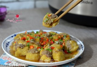豆泡酿肉的做法步骤：12