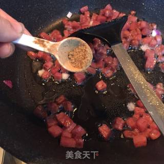腊肉香菇焖饭的做法步骤：6