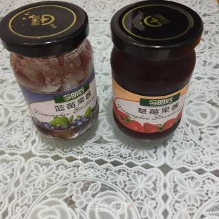 蜜汁蓝莓山药—孔雀开屏的做法步骤：4