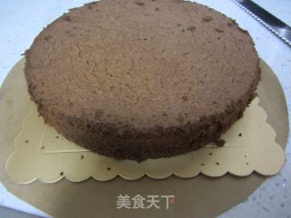可可戚风裸蛋糕（八寸）的做法步骤：19